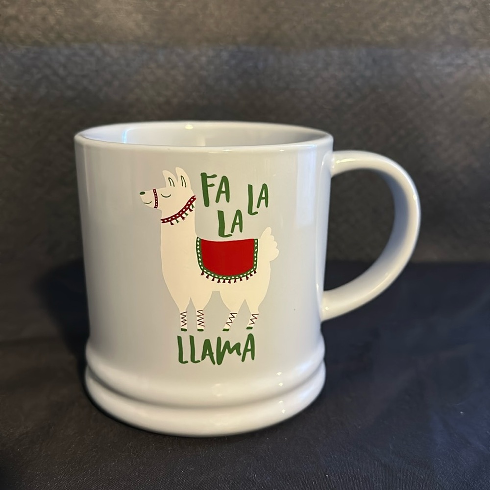 Threshold “Fa La La Llama” Christmas mug